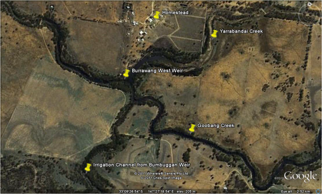 Aerial view of Burrawang West Lagoon (Image: Burrawang West Lagoon Plan of Management 2011, Local Land Services)